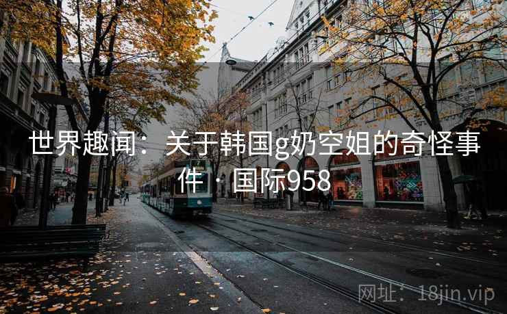 世界趣闻：关于韩国g奶空姐的奇怪事件 · 国际958  第2张