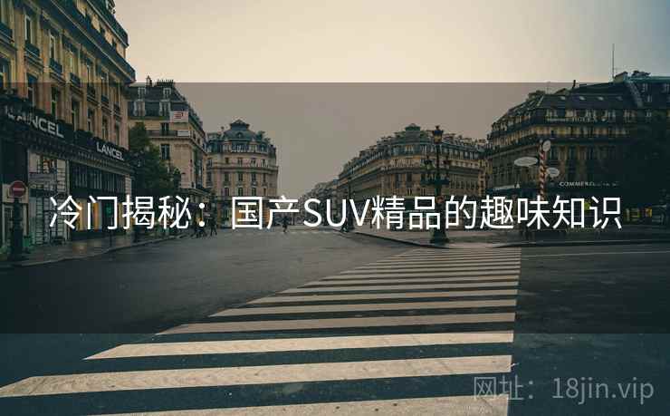 冷门揭秘：国产SUV精品的趣味知识  第1张